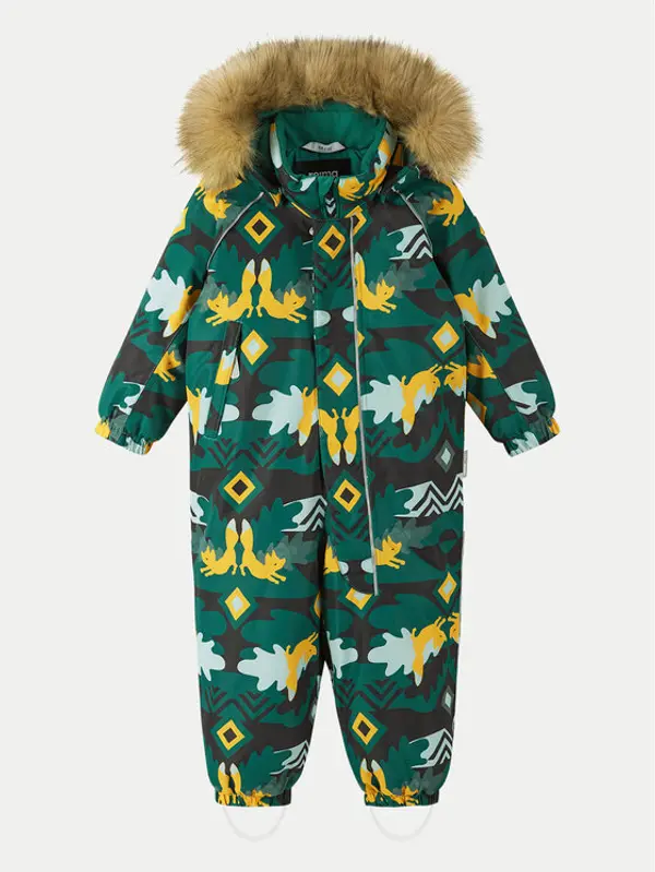 Reima Reima Zimski kombinezon Lappi 5100129C Zelena Regular Fit
