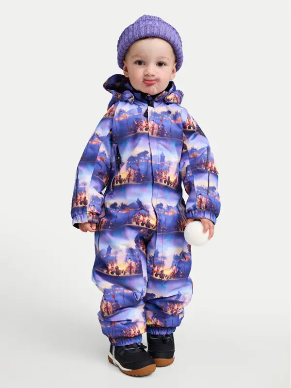 Reima Reima Zimski kombinezon Moomin Lyster 5100011D Plava Regular Fit