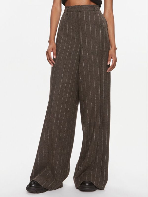 Remain Remain Hlače BCR759 Smeđa Regular Fit