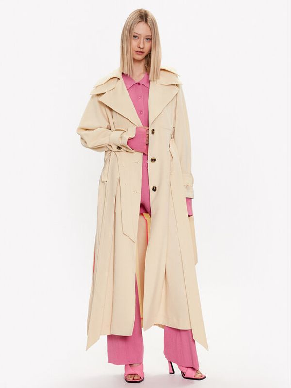 Remain Remain Prijelazni kaput Wovon 5006342140 Žuta Oversize