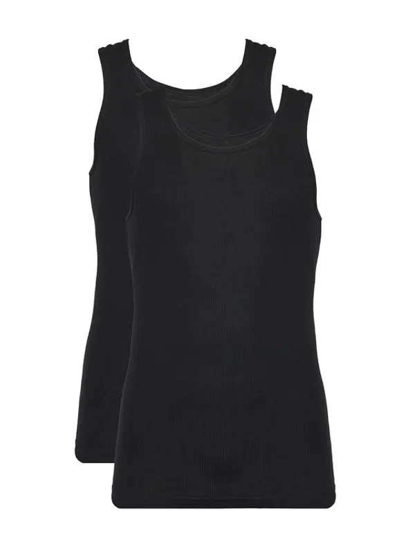 Resteröds Resteröds Set potkošulja bez rukava﻿ 7027 1 Crna Slim Fit