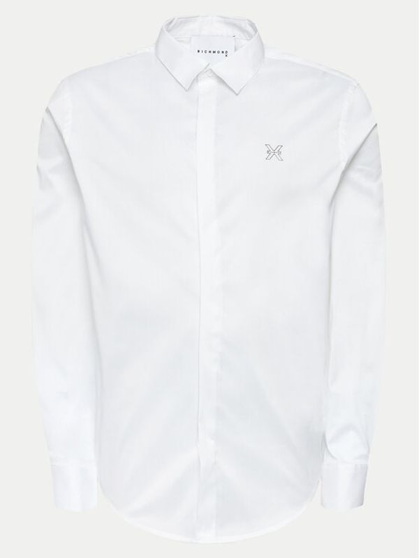 Richmond X Richmond X Košulja Lancan UMP24105CA Bijela Slim Fit