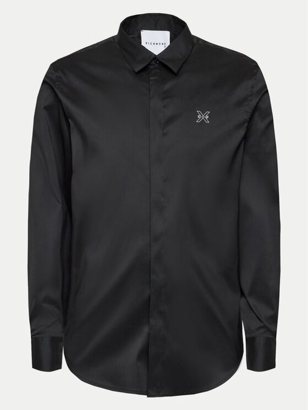 Richmond X Richmond X Košulja Lancan UMP24105CA Crna Slim Fit