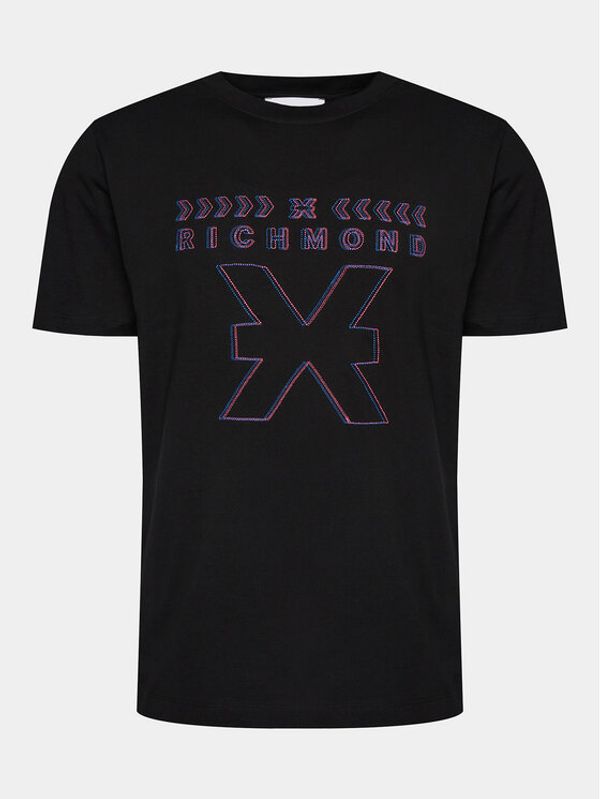 Richmond X Richmond X T-shirt Ikiom UMP24141TS Crna Regular Fit