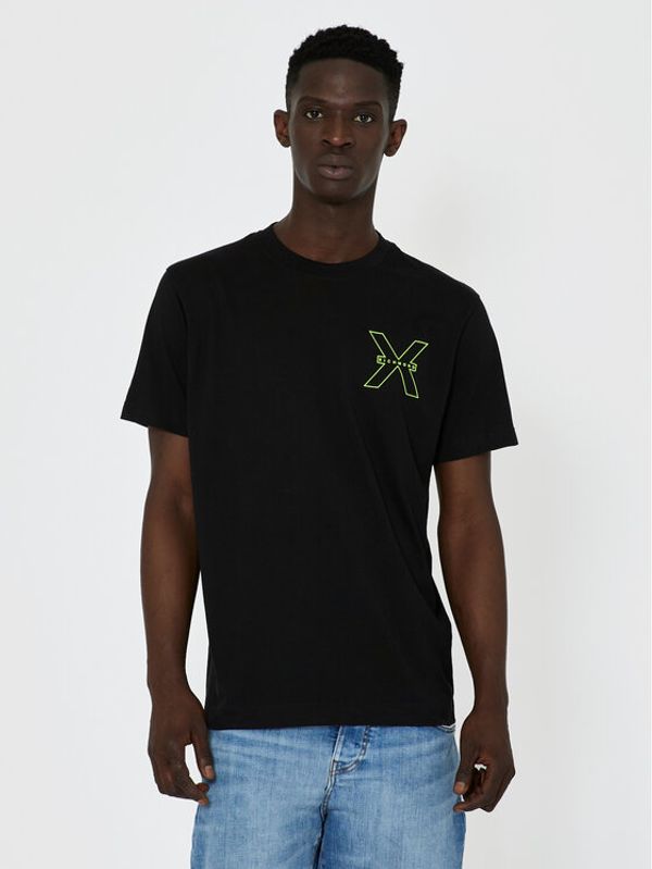 Richmond X Richmond X T-shirt Rached UMP24031TS Crna Regular Fit