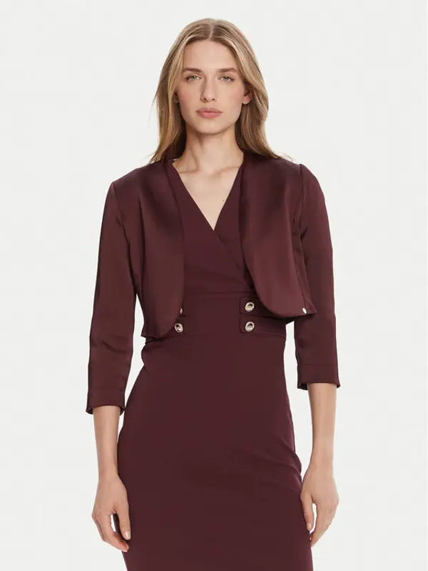 RINASCIMENTO Rinascimento Bolero CFC0125060003 Tamnocrvena Regular Fit