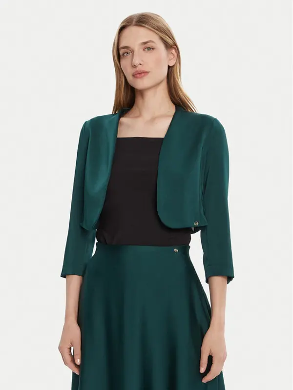 RINASCIMENTO Rinascimento Bolero CFC0125060003 Zelena Regular Fit