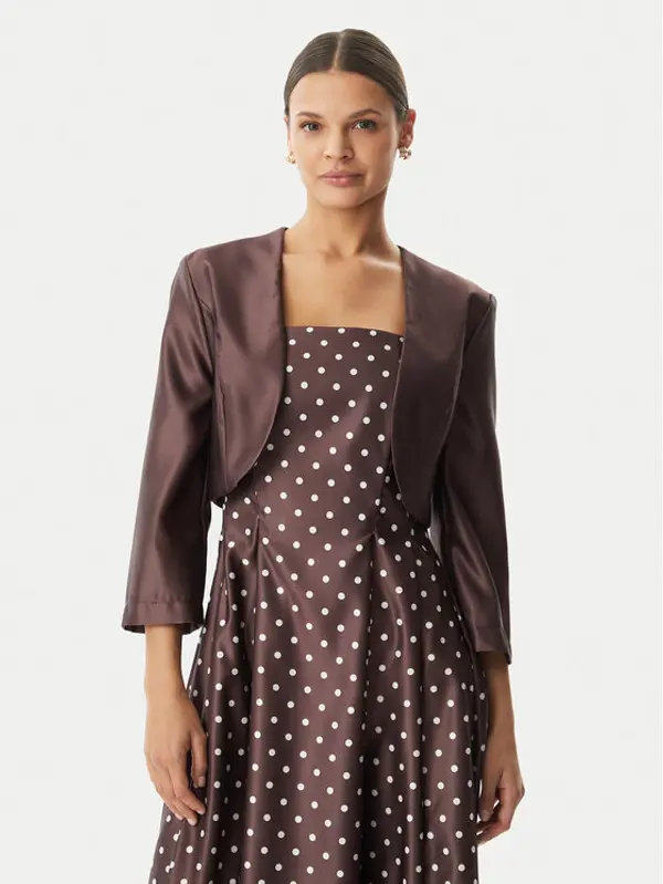 RINASCIMENTO Rinascimento Bolero CFC0127677003 Tamno smeđa Regular Fit
