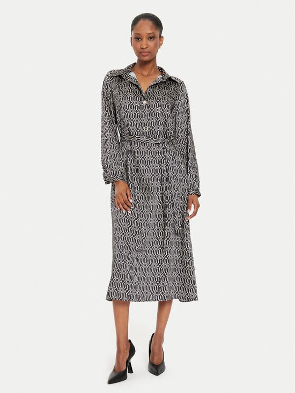 Rinascimento Rinascimento Haljina košulja CFC0119895003 Crna Regular Fit