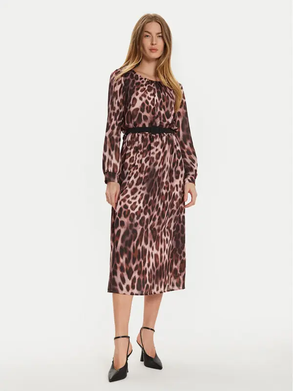 RINASCIMENTO Rinascimento Haljina za svaki dan CFC0121279003 Smeđa Slim Fit