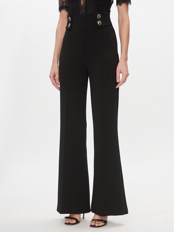 Rinascimento Rinascimento Hlače CFC0019372002 Crna Wide Leg