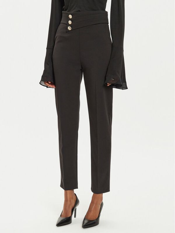 Rinascimento Rinascimento Hlače CFC0119756003 Crna Slim Fit