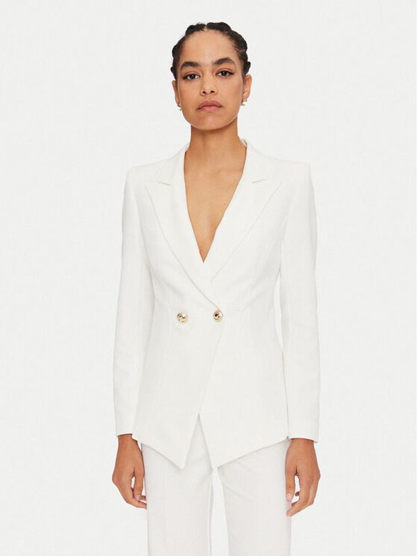 Rinascimento Rinascimento Hlače CFC0119997003 Bijela Regular Fit