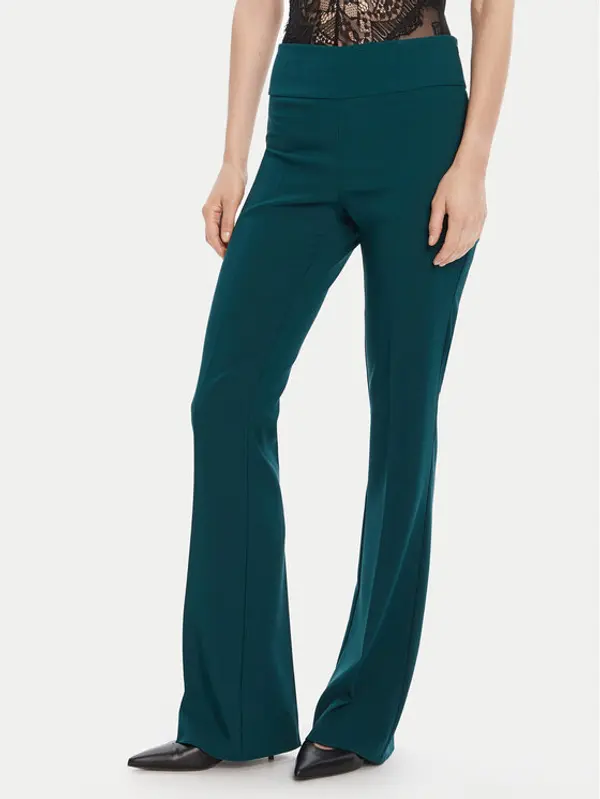 RINASCIMENTO Rinascimento Hlače CFC0125318003 Zelena Flare Fit