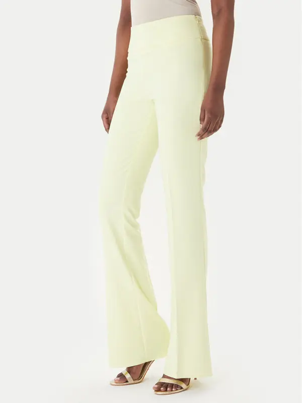 RINASCIMENTO Rinascimento Hlače CFC0127876003 Žuta Slim Fit
