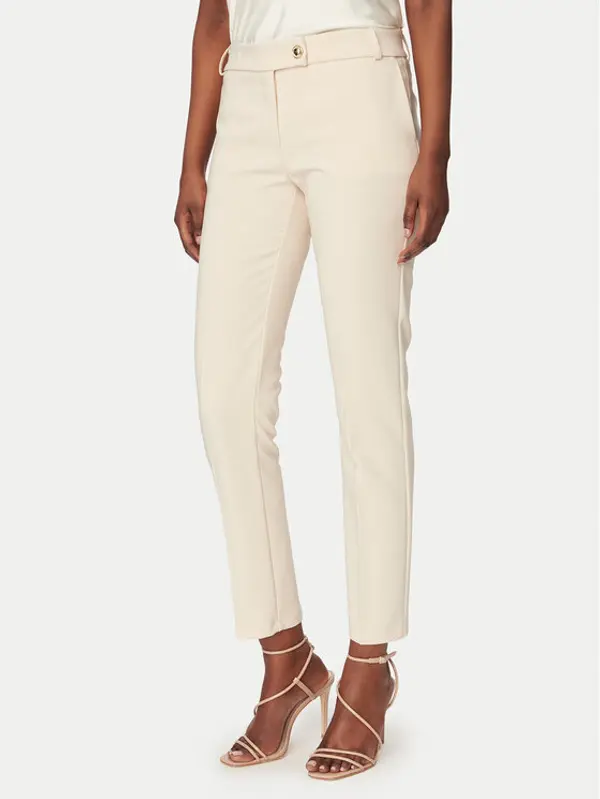 RINASCIMENTO Rinascimento Hlače CFC0128638003 Bež Slim Fit