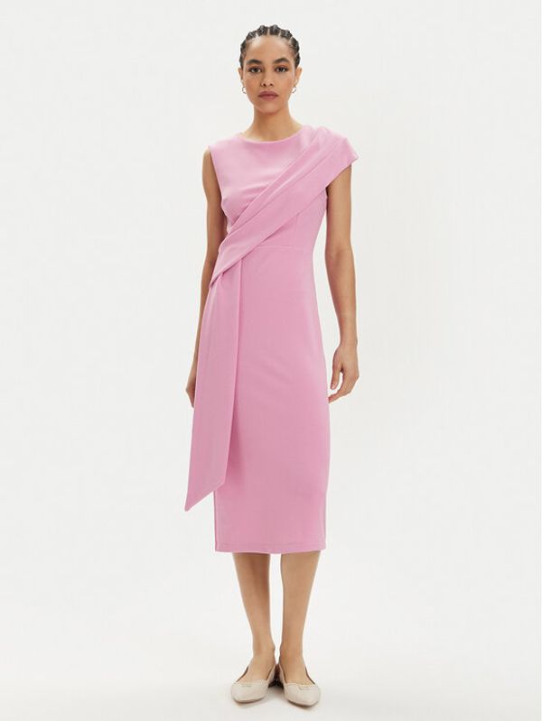 Rinascimento Rinascimento Koktel haljina CFC0019379002 Ružičasta Regular Fit