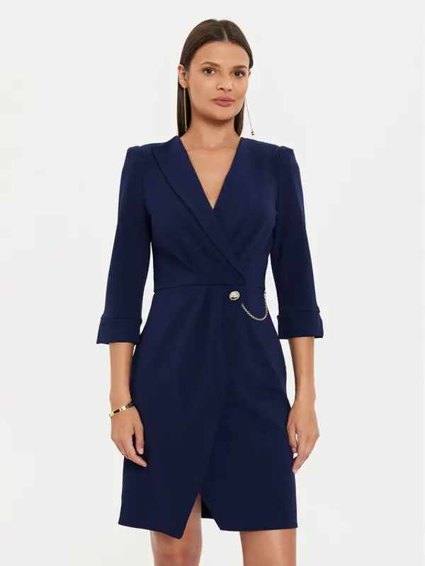RINASCIMENTO Rinascimento Koktel haljina CFC0019592002 Tamnoplava Regular Fit