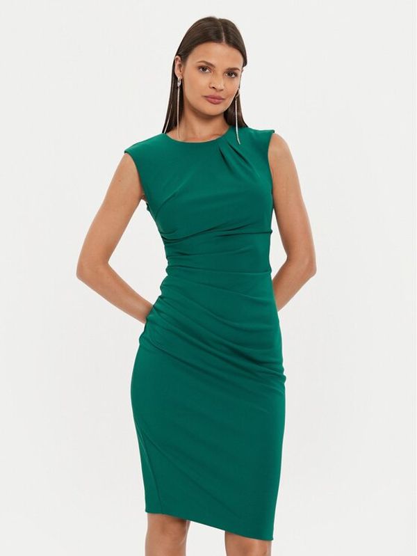 Rinascimento Rinascimento Koktel haljina CFC0119757003 Zelena Regular Fit