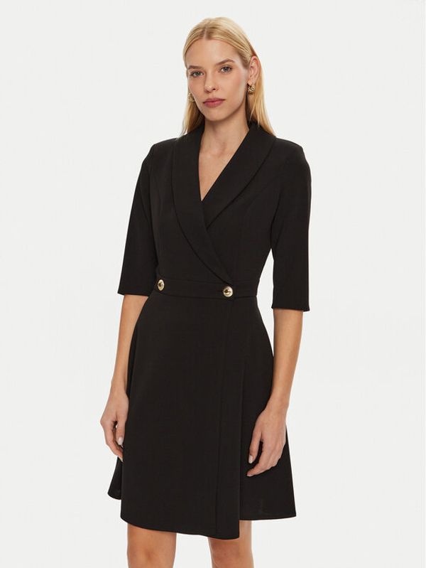 Rinascimento Rinascimento Koktel haljina CFC0121083003 Crna Regular Fit