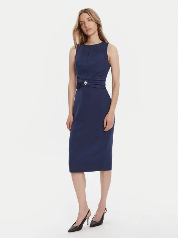 RINASCIMENTO Rinascimento Koktel haljina CFC0125073003 Tamnoplava Slim Fit