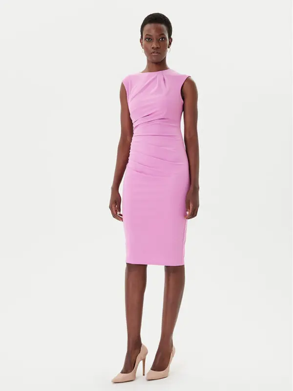 RINASCIMENTO Rinascimento Koktel haljina CFC0125332003 Ružičasta Slim Fit