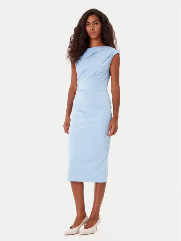RINASCIMENTO Rinascimento Koktel haljina CFC0125334003 Svijetloplava Slim Fit