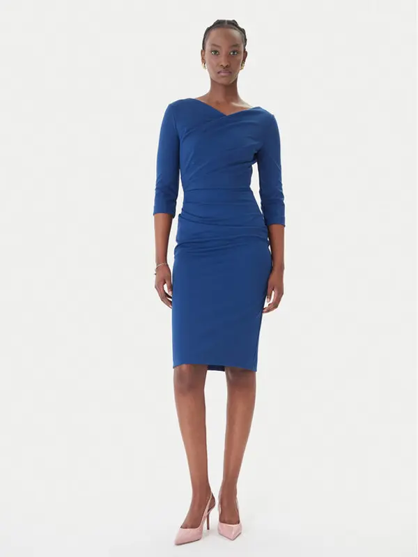 RINASCIMENTO Rinascimento Koktel haljina CFC0127699003 Plava Slim Fit