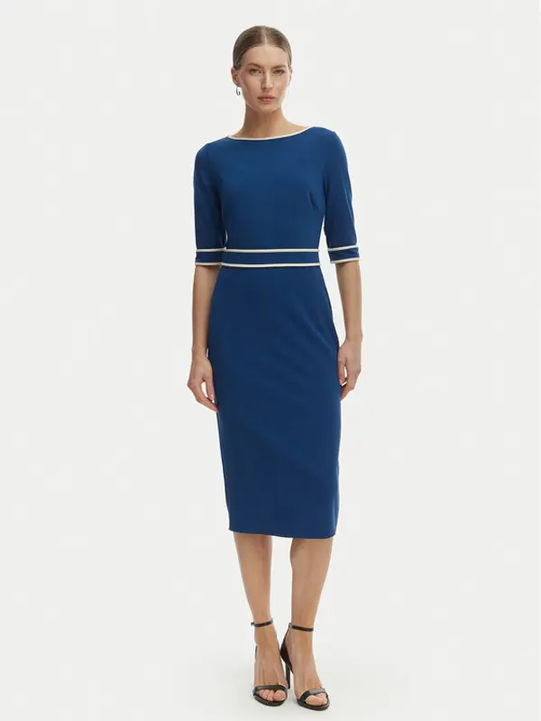 RINASCIMENTO Rinascimento Koktel haljina CFC0127991003 Plava Slim Fit