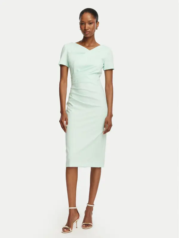RINASCIMENTO Rinascimento Koktel haljina CFC0129420003 Zelena Slim Fit