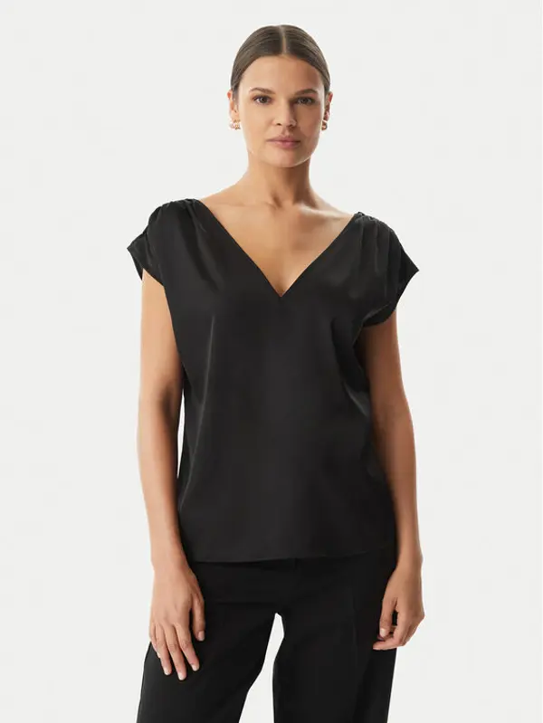 RINASCIMENTO Rinascimento Majica CFC0020252002 Crna Regular Fit