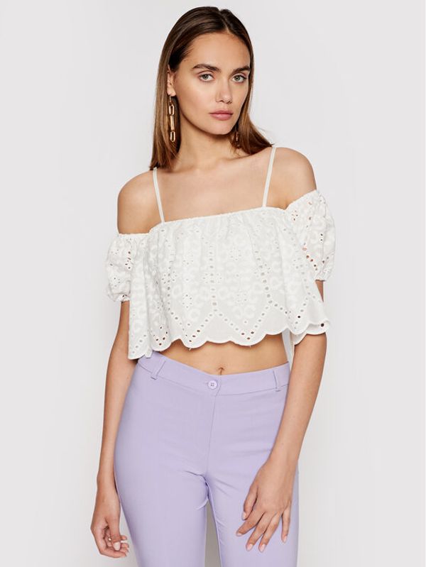 Rinascimento Rinascimento Majica CFC0103598003 Bijela Regular Fit