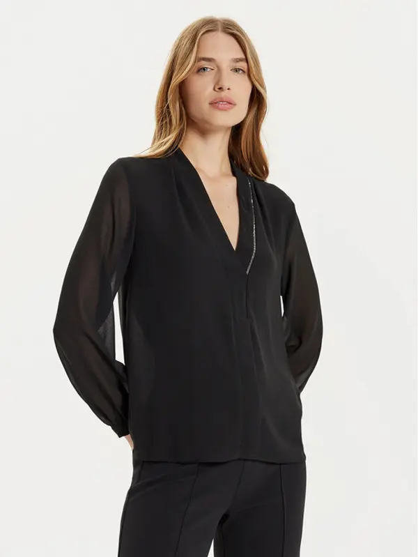 RINASCIMENTO Rinascimento Majica CFC0121170003 Crna Regular Fit