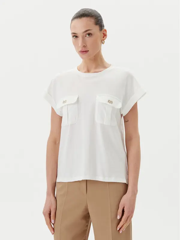 RINASCIMENTO Rinascimento Majica CFC0122690003 Écru Regular Fit