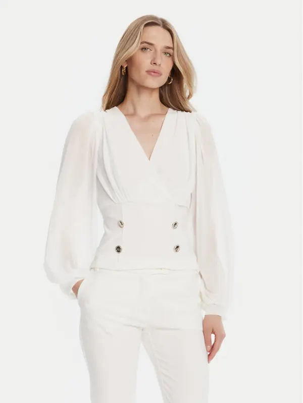 RINASCIMENTO Rinascimento Majica CFC0126180003 Bijela Regular Fit