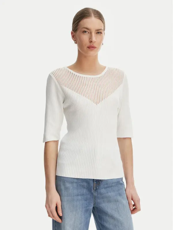 RINASCIMENTO Rinascimento Majica CFM0012240003 Bijela Slim Fit