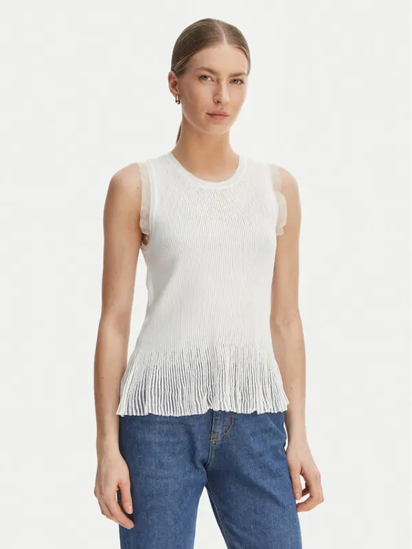 RINASCIMENTO Rinascimento Majica CFM0012241003 Bijela Slim Fit