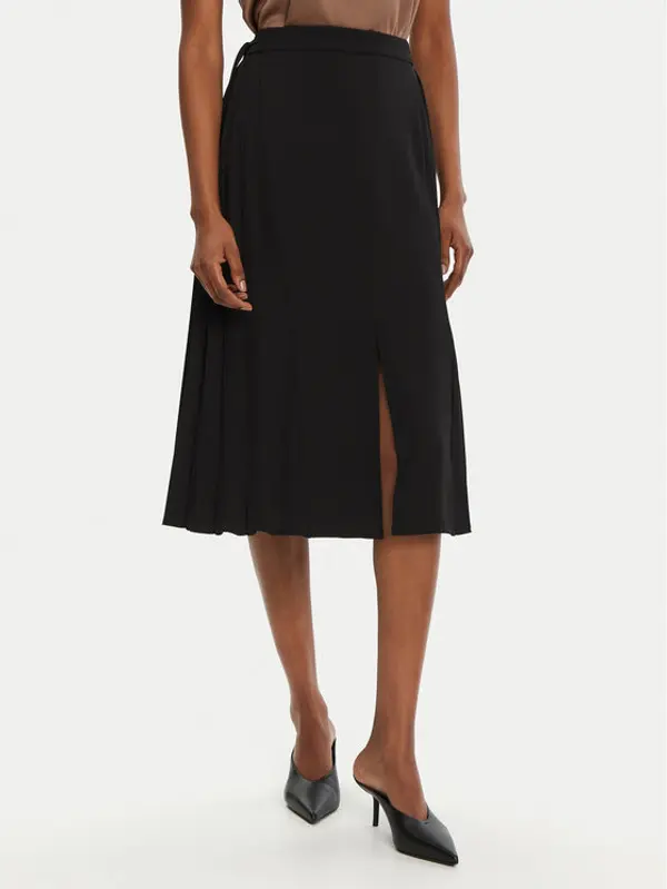 RINASCIMENTO Rinascimento Midi suknja CFC0122491003 Crna Regular Fit