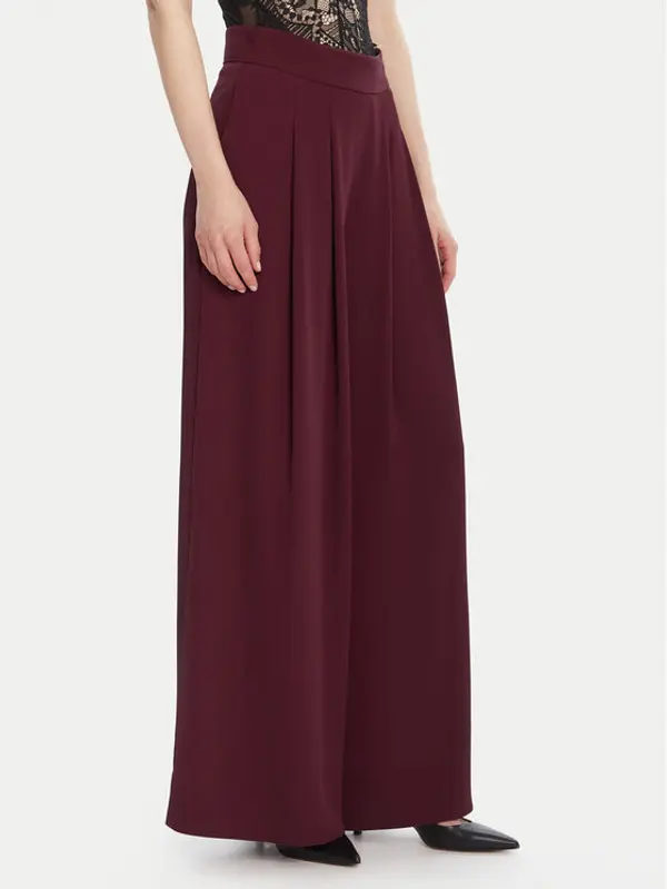 RINASCIMENTO Rinascimento Palazzo hlače CFC0125495003 Tamnocrvena Wide Leg