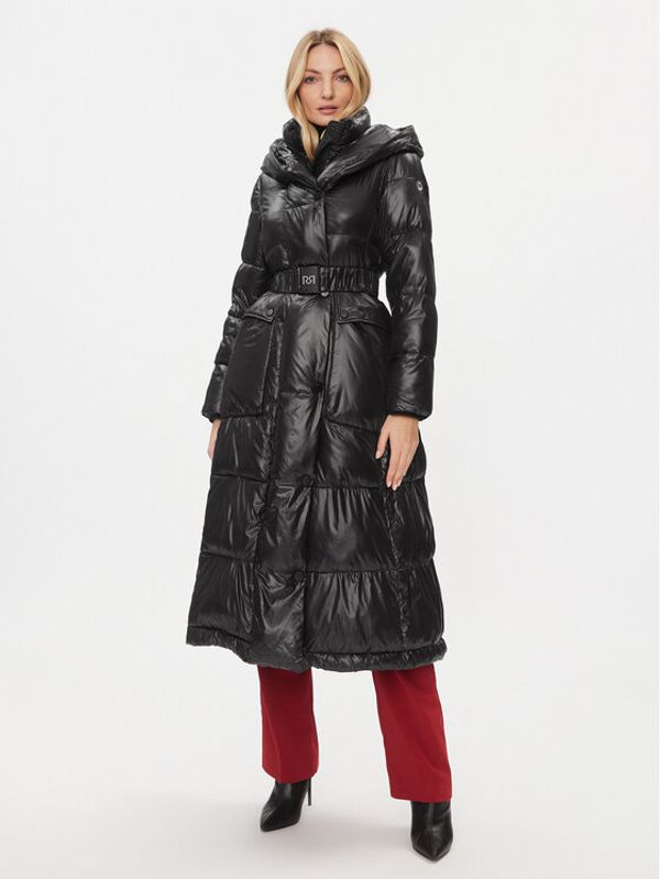 Rinascimento Rinascimento Pernata jakna CFC0114652003 Crna Regular Fit