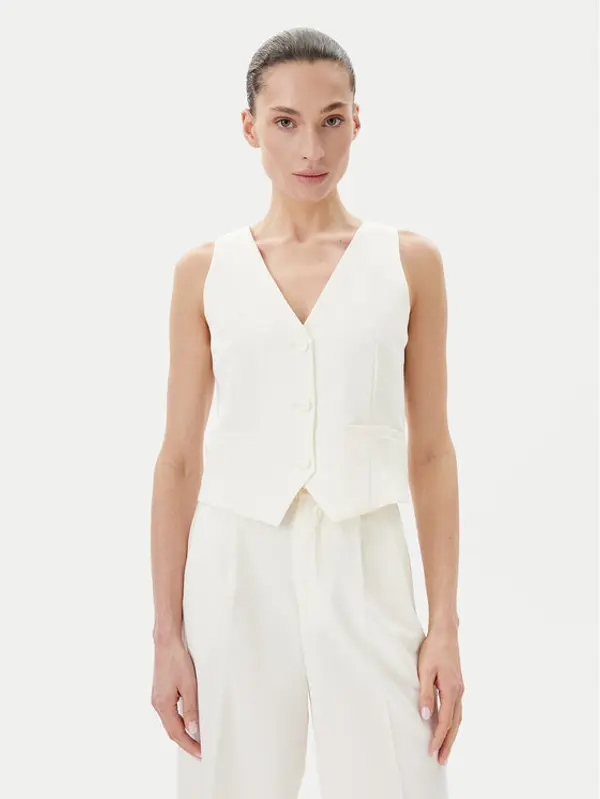 RINASCIMENTO Rinascimento Prsluk CFC0123672003 Écru Regular Fit