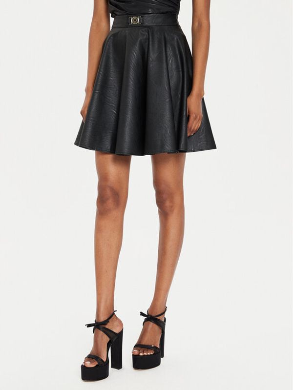 Rinascimento Rinascimento Suknja od imitacije kože CFC0120342003 Crna Regular Fit