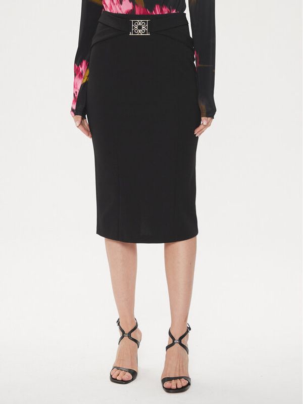 Rinascimento Rinascimento Suknja olovka CFC0118265003 Crna Slim Fit