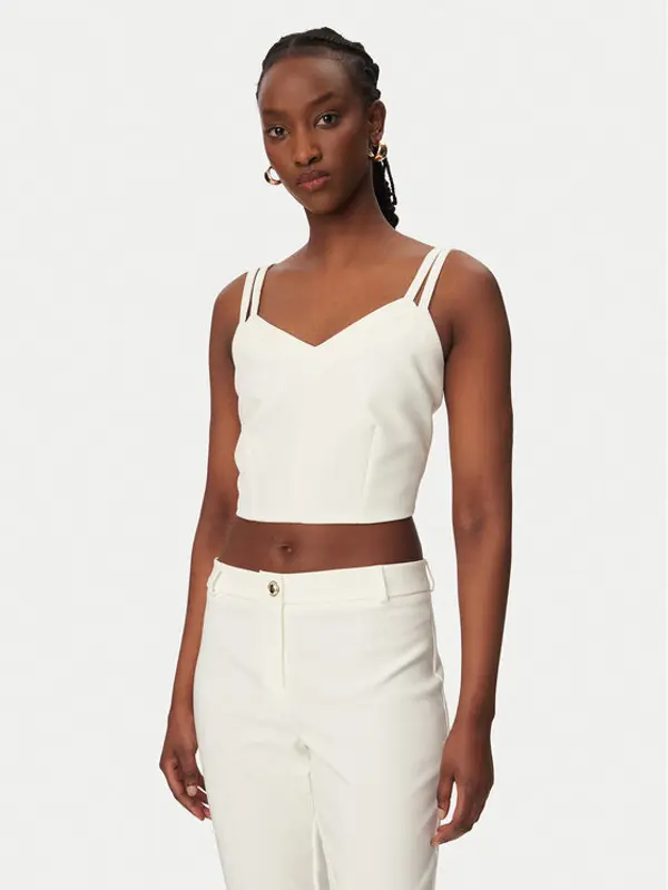 RINASCIMENTO Rinascimento Top CFC0127891003 Bijela Slim Fit