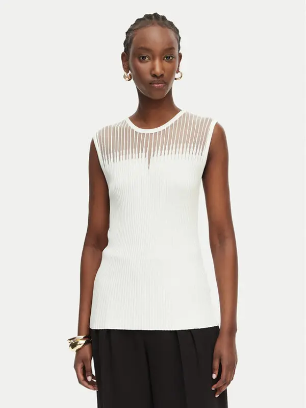 RINASCIMENTO Rinascimento Top CFM0012239003 Bijela Slim Fit