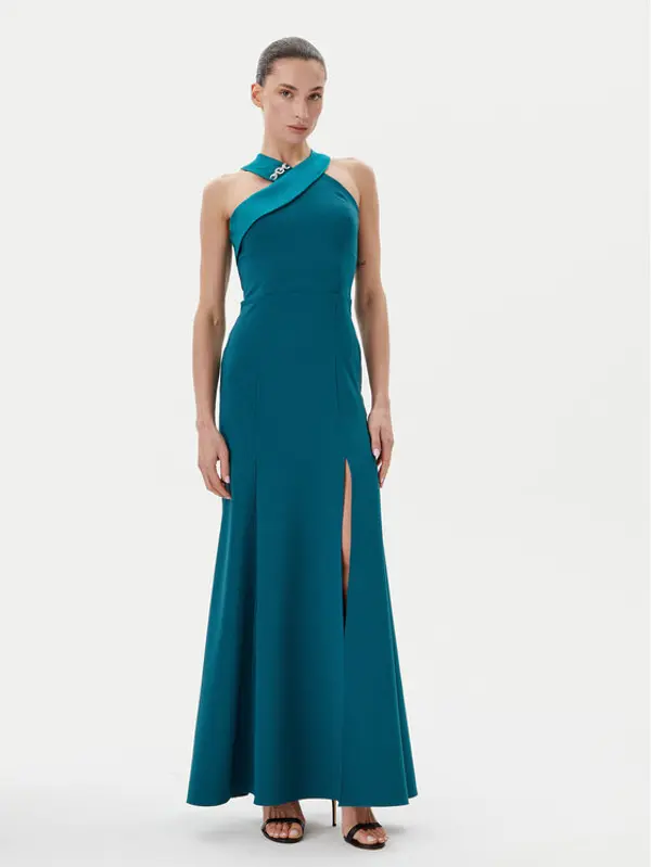 RINASCIMENTO Rinascimento Večernja haljina CFC0019847002 Zelena Regular Fit