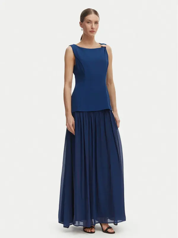 RINASCIMENTO Rinascimento Večernja haljina CFC0020281002 Plava Slim Fit