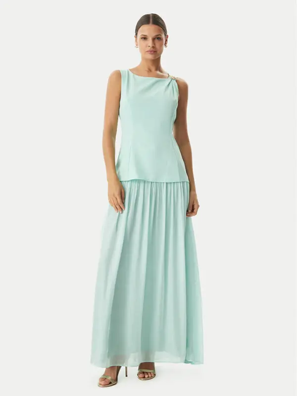 RINASCIMENTO Rinascimento Večernja haljina CFC0020281002 Svijetlo zelena Slim Fit