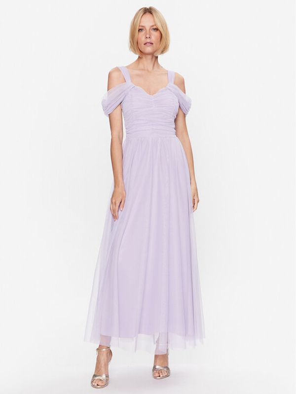 Rinascimento Rinascimento Večernja haljina CFC0112862003 Ljubičasta Regular Fit