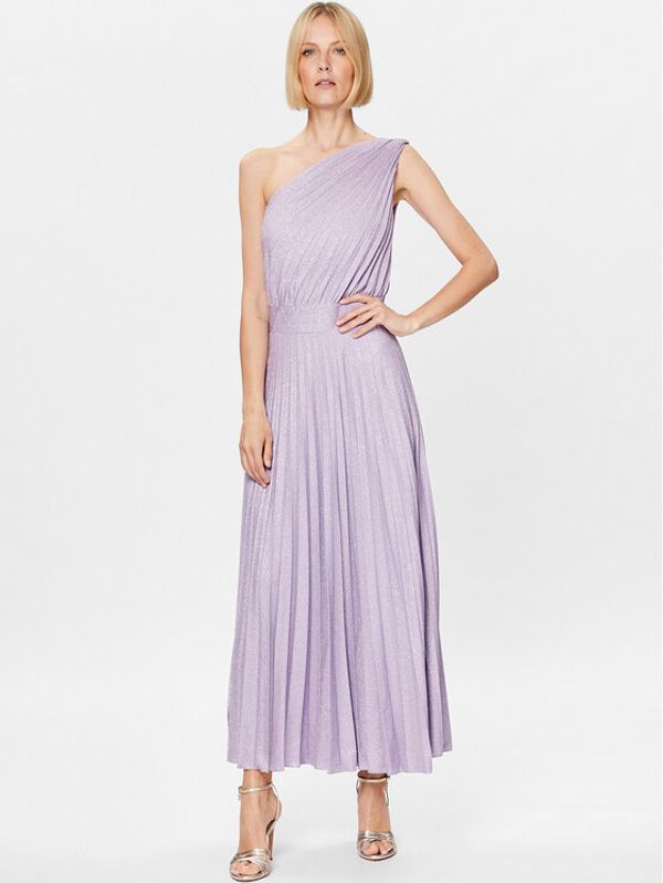 Rinascimento Rinascimento Večernja haljina CFC0113146003 Ljubičasta Regular Fit